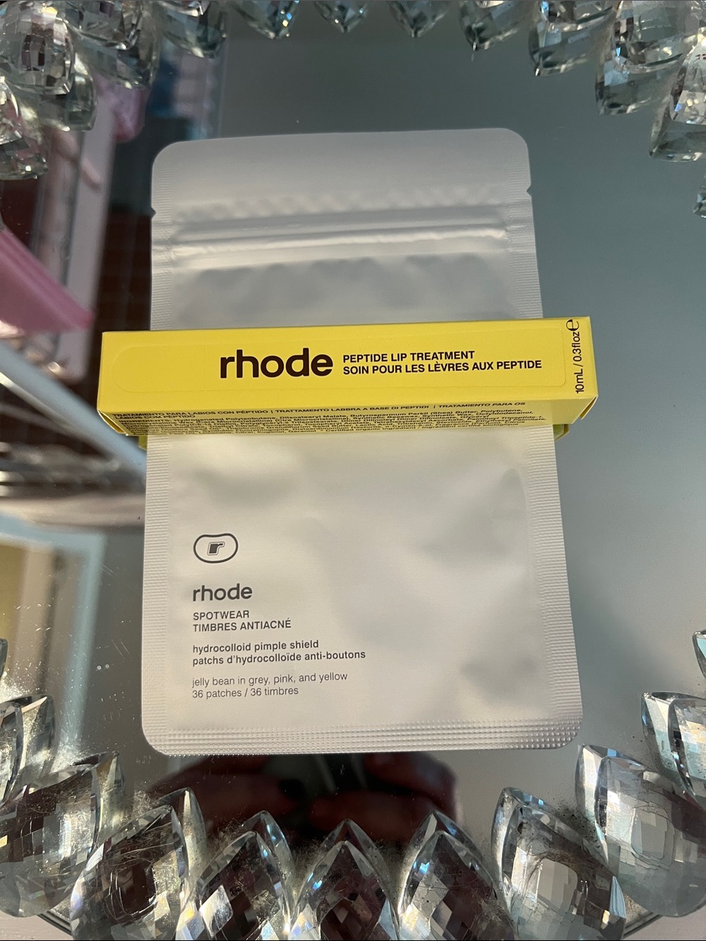 RHODE X Justin Bieber Set of Caramelized Banana Lip Treatment and 1 Spotwear